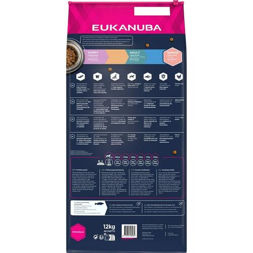 Foder Eukanuba Grain Free Senior large/giant breed Ældre Fisk 20-40 Kg 12 kg