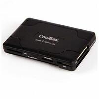 Ekstern Reader Card CoolBox CRE-065A Sort