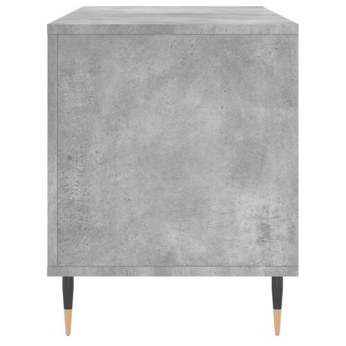 Vinylskab 100x38x48 cm konstrueret træ betongrå