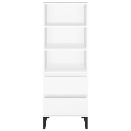 Højskab 40x36x110 cm konstrueret træ hvid