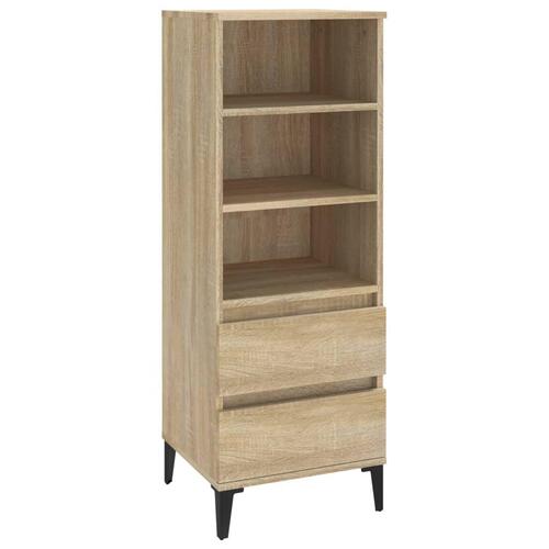 Skab 40x36x110 cm konstrueret træ Sonoma-eg