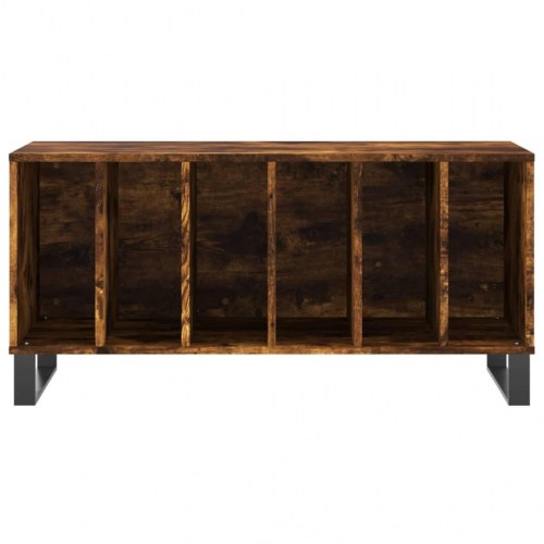 Vinylskab 100×38×48 cm i konstrueret træ - røget egetræsfarve