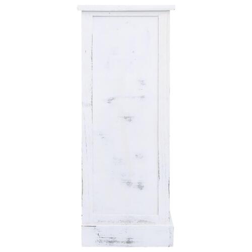 Kommode 60x30x75 cm træ hvid