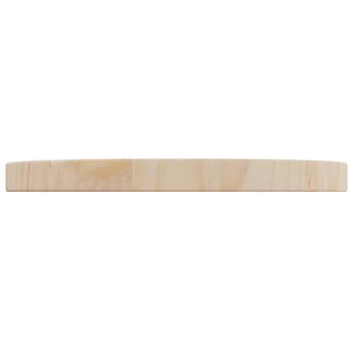 Bordplade Ø30x2,5 cm massivt fyrretræ