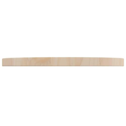 Bordplade Ø40x2,5 cm massivt fyrretræ