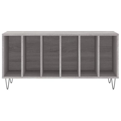 Vinylskab 100x38x48 cm konstrueret træ grå sonoma-eg