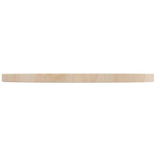 Bordplade Ø50x2,5 cm massivt fyrretræ