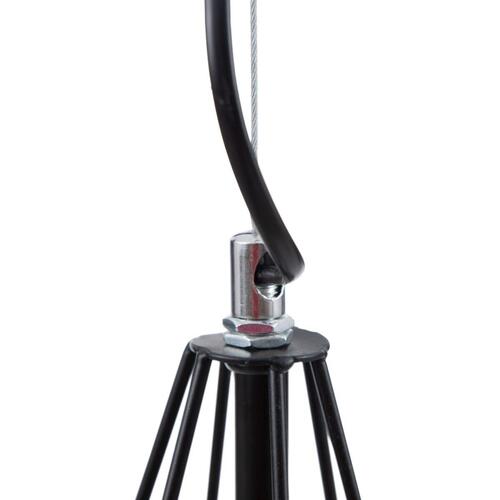 Loftslampe Sort Metal 26 x 26 x 46 cm