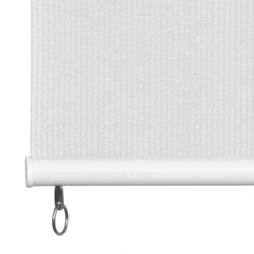 Udendørs rullegardin 160 × 230 cm - hvid HDPE