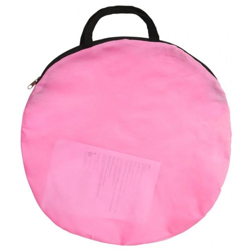 Legetelt til børn med 250 bolde - lyserød 70×112×70 cm