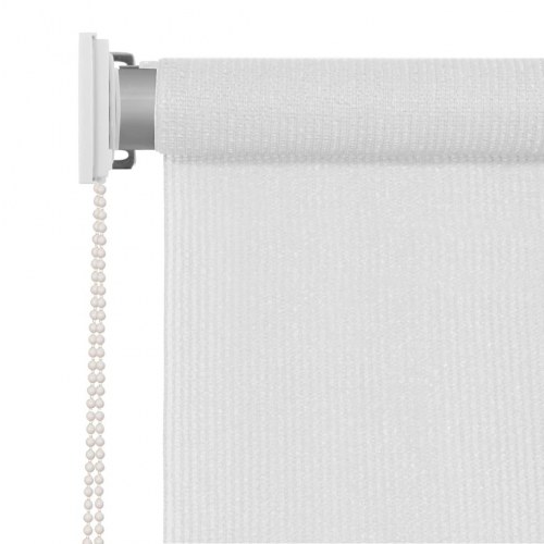 Udendørs rullegardin 350 × 230 cm - hvid HDPE