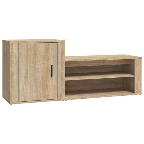 Skoreol 130x35x54 cm konstrueret træ sonoma-eg