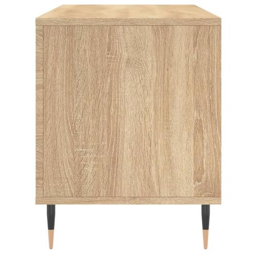 Vinylskab 100x38x48 cm konstrueret træ sonoma-eg