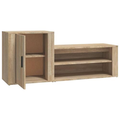 Skoreol 130x35x54 cm konstrueret træ sonoma-eg