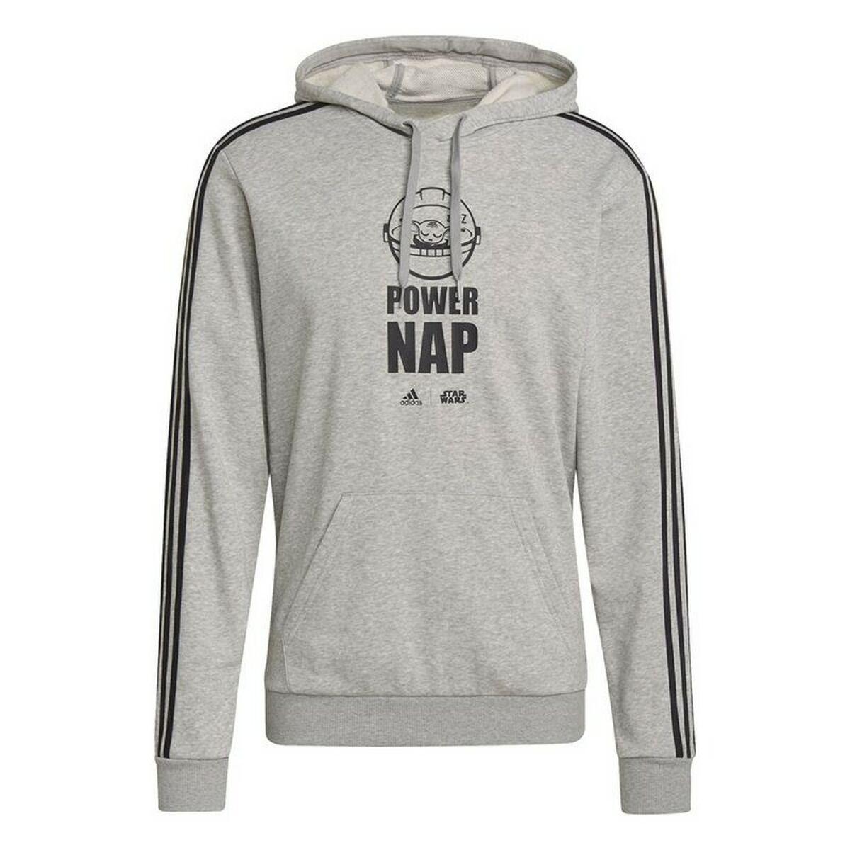 Hættetrøje til Mænd Adidas X Star Wars: The Mandalorian Lysegrå M