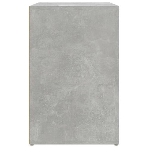 Skoreol 130x35x54 cm konstrueret træ betongrå