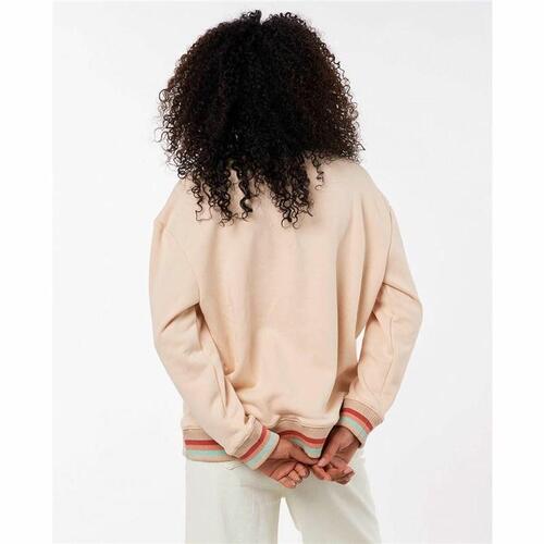 Sweaters uden Hætte til Kvinder Rip Curl Crew Striped Lys brun S