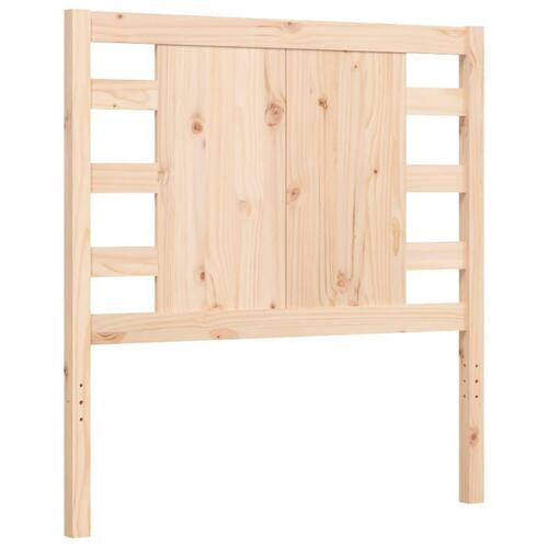 Sengeramme uden madras 90x200 cm massivt fyrretræ
