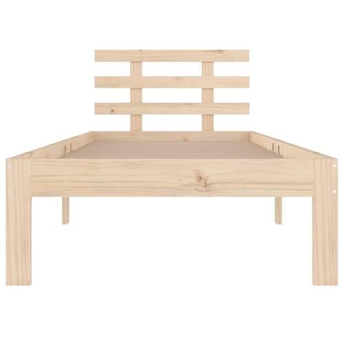 Sengeramme 90x200 cm massivt fyrretræ