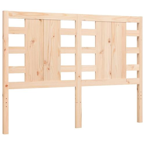 Sengeramme uden madras 120x200 cm massivt fyrretræ