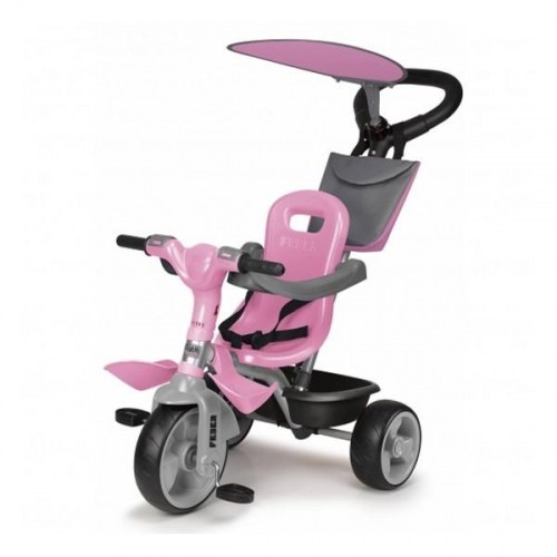 Feber trehjulet cykel 800012132 - pink med solskærm