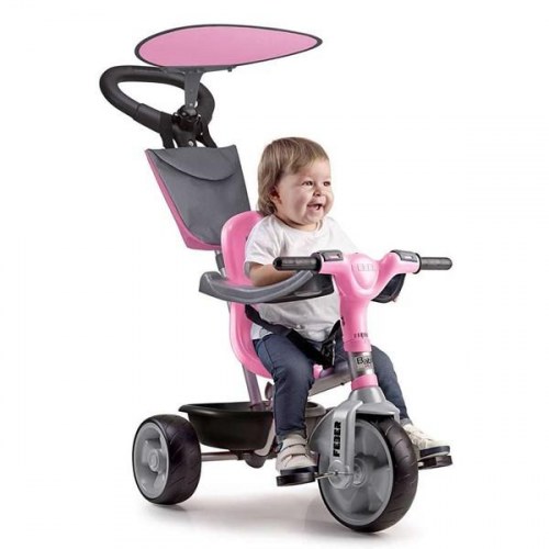 Feber trehjulet cykel 800012132 - pink med solskærm