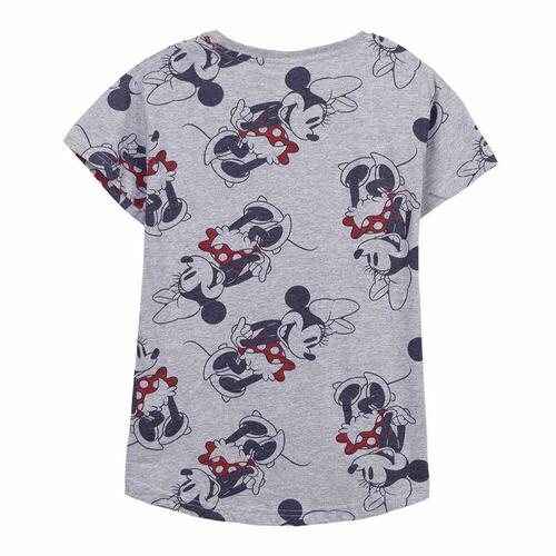 Kortærmet T-shirt til Kvinder Minnie Mouse Grå XS