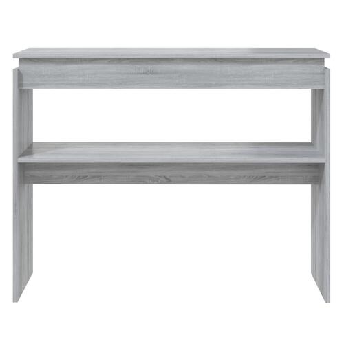 Sofabord 102x30x80 cm konstrueret træ grå sonoma-eg
