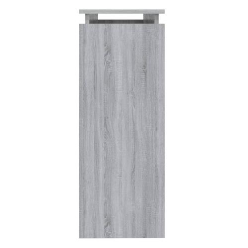 Sofabord 102x30x80 cm konstrueret træ grå sonoma-eg