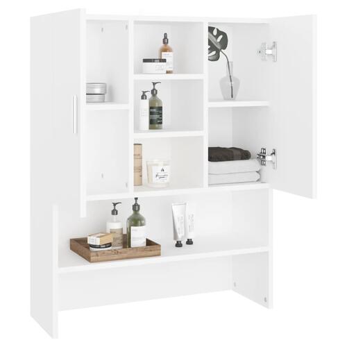 Badeværelsesskab 70,5x25,5x90 cm hvid