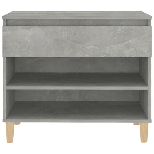 Skoreol 70x36x60 cm konstrueret træ betongrå