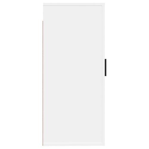 Væghængt tv-skab 40x34,5x80 cm hvid