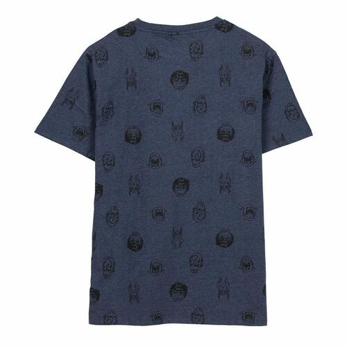 Kortærmet T-shirt til Mænd Marvel Mørkeblå Voksne S
