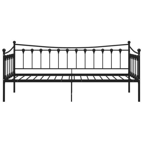Sengestel til sovesofa 90x200 cm metal sort