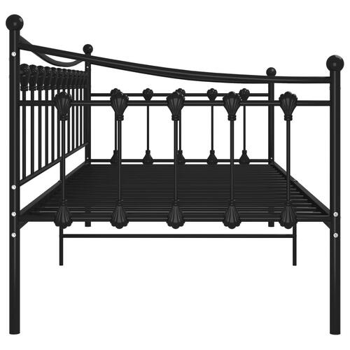 Sengestel til sovesofa 90x200 cm metal sort