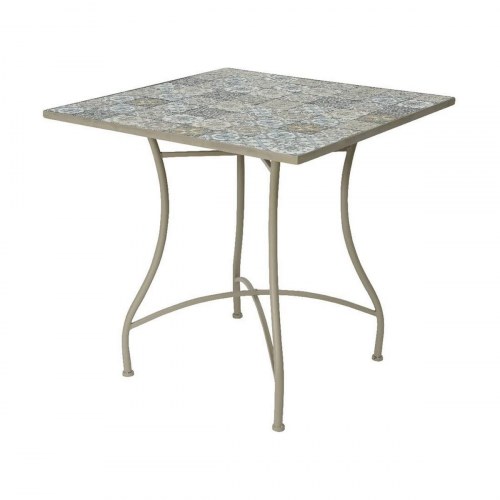EDM Product Bistro havebord - brun mosaik, 78 × 78 × 77 cm