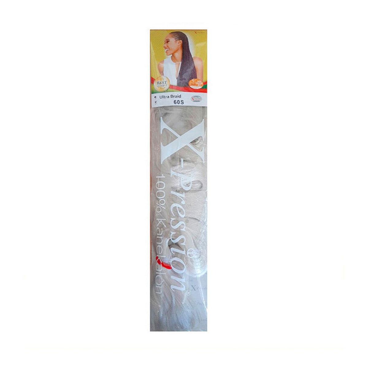 X-Pression Ultra Braid extensions - farve 60S/Gris