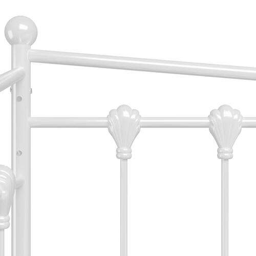 Sengestel til sovesofa 90x200 cm metal hvid