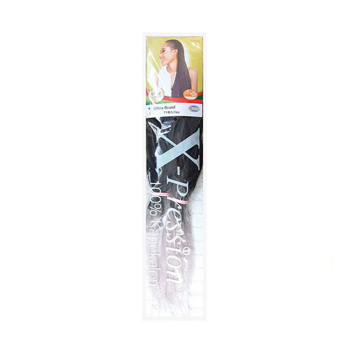 X-Pression extensions - Ultra Braid Nº 1B/Lilac (T1B/H-Parma)