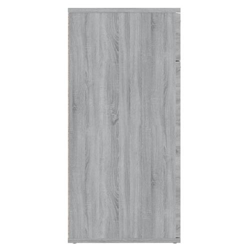Skænk 80x36x75 cm konstrueret træ grå sonoma-eg