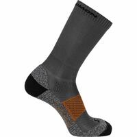 Sportsstrømper Salomon Aero Ebony Sort/Grå 45-47