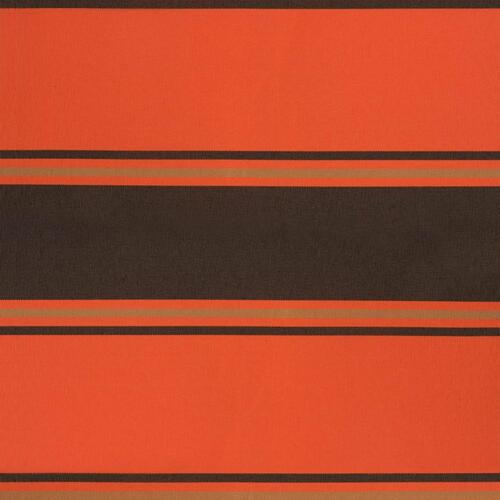 Foldemarkise 4,5x3 m stof og aluminium orange og brun