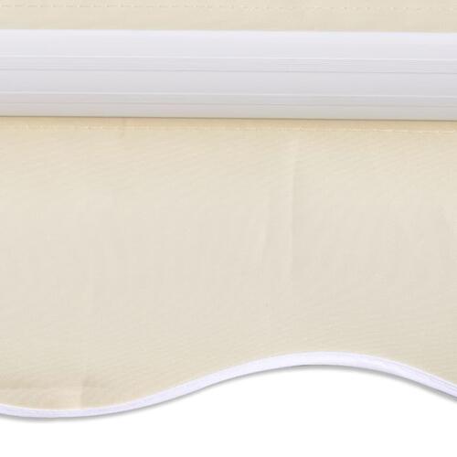 Markisedug 350x250 cm cremefarvet