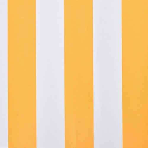 Markisedug 350x250 cm orange og hvid