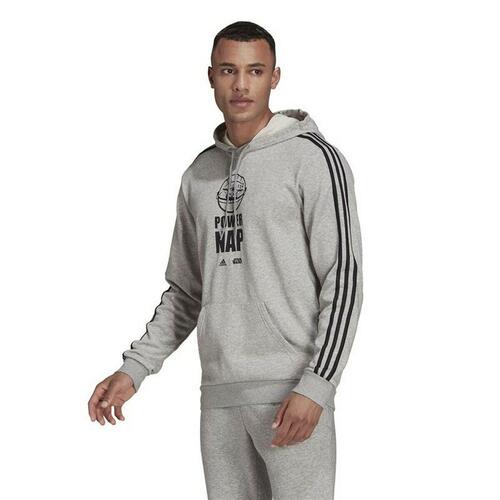Hættetrøje til Mænd Adidas X Star Wars: The Mandalorian Lysegrå S