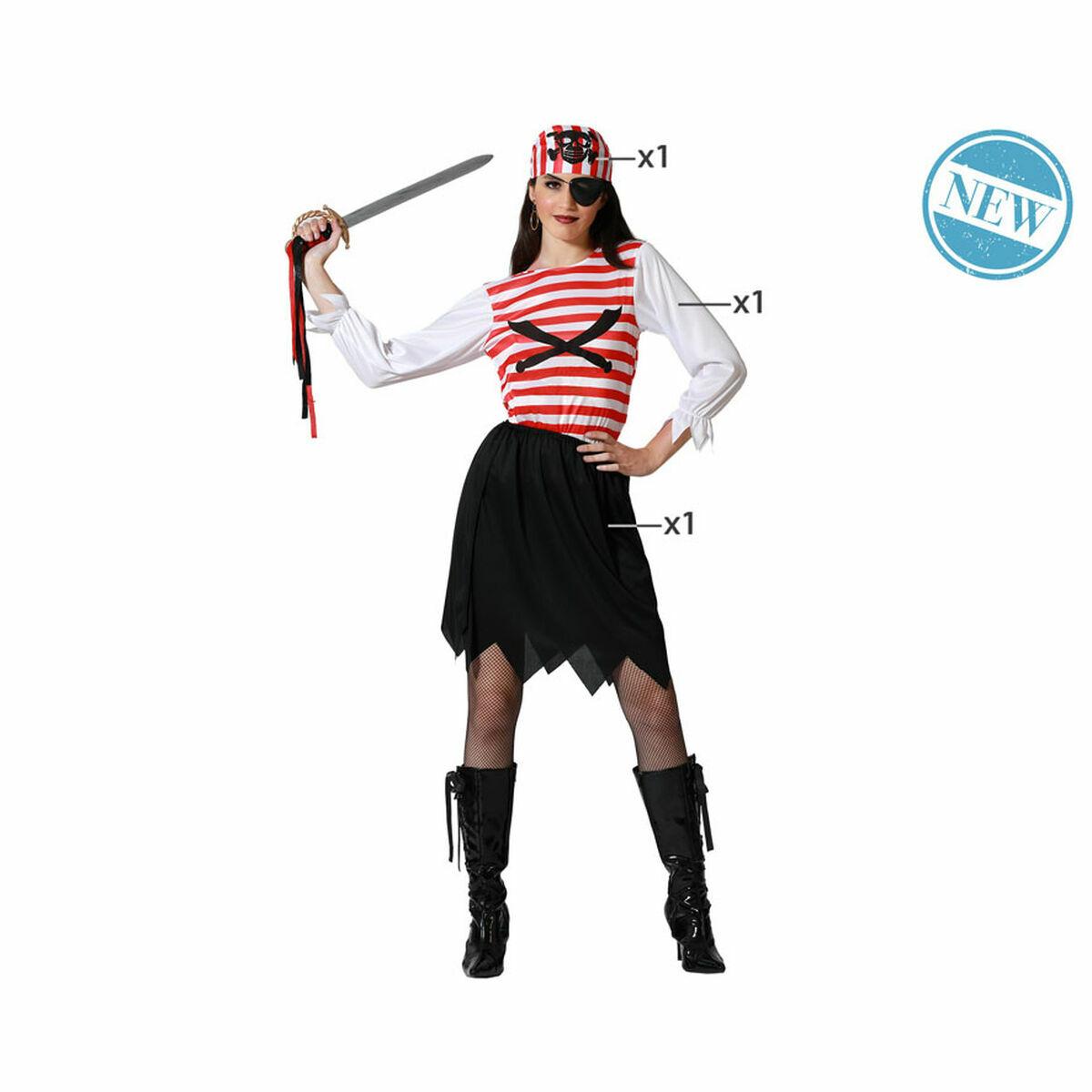 Kostume til voksne Pirat M/L