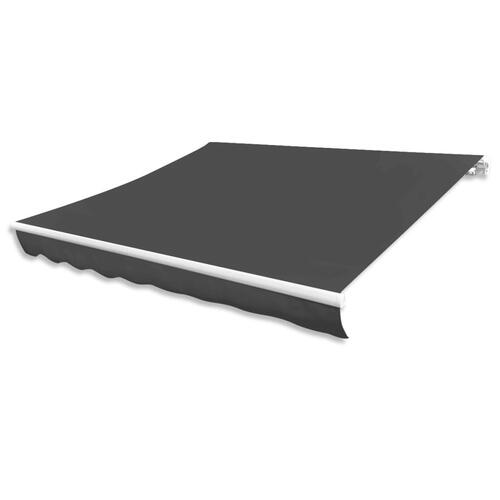 Markisedug 350x250 cm antracitgrå