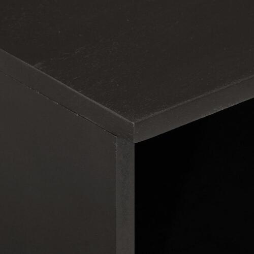 Sengebord 40x33x46 cm massivt mangotræ sort