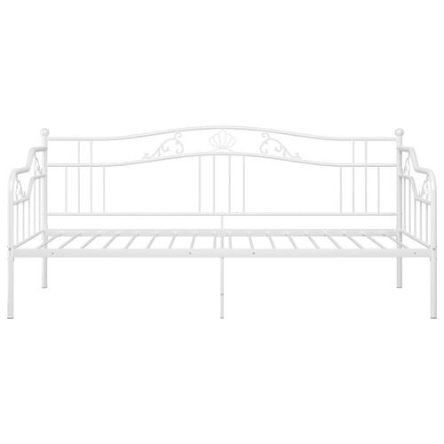 Sengestel til sovesofa 90x200 cm metal hvid