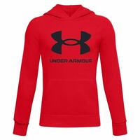 Sweatshirt til Børn Under Armour Rival Big Logo 7 år